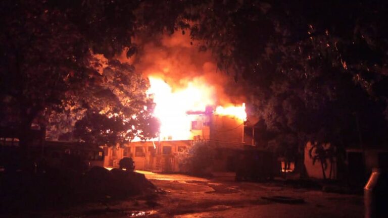 Faculty of Agronomy on fire
